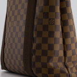 Louis Vuitton 2008 Cabas Beaubourg Tote Bag in Brown Damier Ebene and Gold Hardware