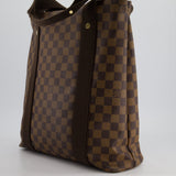 Louis Vuitton 2008 Cabas Beaubourg Tote Bag in Brown Damier Ebene and Gold Hardware