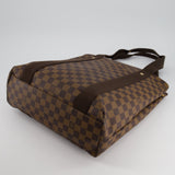 Louis Vuitton 2008 Cabas Beaubourg Tote Bag in Brown Damier Ebene and Gold Hardware