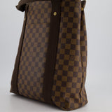 Louis Vuitton 2008 Cabas Beaubourg Tote Bag in Brown Damier Ebene and Gold Hardware