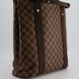 Louis Vuitton 2008 Cabas Beaubourg Tote Bag in Brown Damier Ebene and Gold Hardware