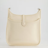 Hermès Evelyne III 29cm Bag in Nata Clemence Leather with Palladium Hardware