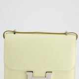 Hermès Constance III Mini 18cm Miroir Bag in Jaune Milton Epsom Leather with Palladium Hardware