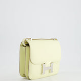 Hermès Constance III Mini 18cm Miroir Bag in Jaune Milton Epsom Leather with Palladium Hardware