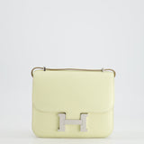 Hermès Constance III Mini 18cm Miroir Bag in Jaune Milton Epsom Leather with Palladium Hardware