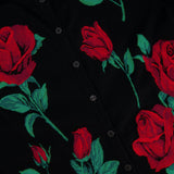 Dolce & Gabbana Black and Red Floral Cashmere Cardigan Size IT 40 (UK 8)