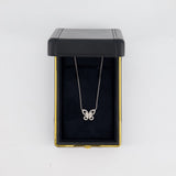 Graff White Gold Butterfly Silhouette Diamond Mini Pendant RRP £5,750