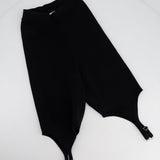 Dion Lee Black Cycling Shorts with Tassel Detail Size XS (UK 6)