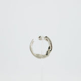 Alaïa Fluide Drop Hoop Earrings in Silver