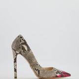 Prada Python Ombre Pink Court High Heels Size EU 38