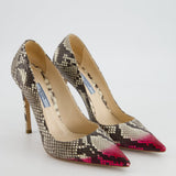 Prada Python Ombre Pink Court High Heels Size EU 38