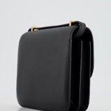 Hermès Constance Mini 18cm in Black Swift Leather with Gold Hardware