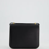 Hermès Constance Mini 18cm in Black Swift Leather with Gold Hardware