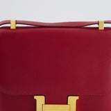 Hermès Constance 24cm Bag in Rubis Epsom Leather with Gold Hardware