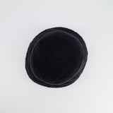 Chanel Black Terry Towelling Bucket Hat with CC Logo Size L