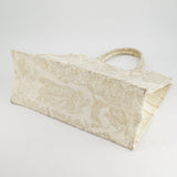 Christian Dior Cream & Gold Dioriviera Toile De Jouy Large Book Tote Bag RRP £2,550