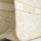 Christian Dior Cream & Gold Dioriviera Toile De Jouy Large Book Tote Bag RRP £2,550