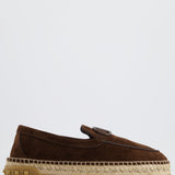 Valentino Brown Leisure Espadrilles in Split Leather Size EU 39 RRP £680