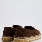 Valentino Brown Leisure Espadrilles in Split Leather Size EU 39 RRP £680