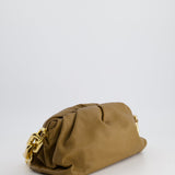 Bottega Veneta Brown Mud Chain Pouch Bag in Nappa Leather with Gold Hardware