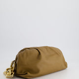 Bottega Veneta Brown Mud Chain Pouch Bag in Nappa Leather with Gold Hardware