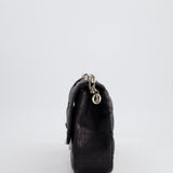 Christian Dior Black Cannage Miss Dior Leather Bag With Silver Hardware