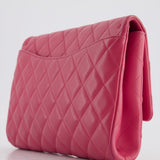 Chanel Pink Timeless Clutch on Chain in Lambskin Leather with Brushed Gold Hardware