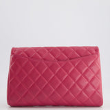 Chanel Pink Timeless Clutch on Chain in Lambskin Leather with Brushed Gold Hardware