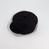 Christian Dior Black Dior Arty Cap with Veil RRP £560