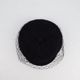 Christian Dior Black Dior Arty Cap with Veil RRP £560