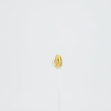 Chanel Vintage Gold Round Logo with Pearl Clip-On Earrings