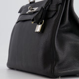 Hermès Kelly Retourne 32cm Bag in Black Togo Leather with Palladium Hardware