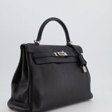 Hermès Kelly Retourne 32cm Bag in Black Togo Leather with Palladium Hardware