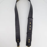 Christian Dior Navy J'Adior Leather Strap with Antique Gold Hardware