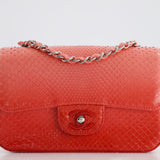 Chanel Pink Ombre Mini Rectangular Bag in Python with Silver Pink Hardware