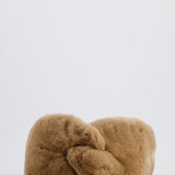 Yves Salomon Brown Fur Headband Size O/S RRP £175