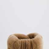 Yves Salomon Brown Fur Headband Size O/S RRP £175