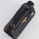 Hermès Kelly 25cm Retourne Bag in Noir Togo Leather and Gold Hardware