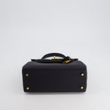 Hermès Kelly 25cm Retourne Bag in Noir Togo Leather and Gold Hardware