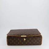 Louis Vuitton Brown Monogram Messenger Bag with Canvas Strap and Gold Hardware RRP £1,720