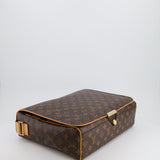 Louis Vuitton Brown Monogram Messenger Bag with Canvas Strap and Gold Hardware RRP £1,720