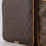 Louis Vuitton Brown Monogram Messenger Bag with Canvas Strap and Gold Hardware RRP £1,720