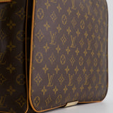 Louis Vuitton Brown Monogram Messenger Bag with Canvas Strap and Gold Hardware RRP £1,720