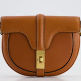 Celine Brown Besace 16 Bag with Gold Hardware