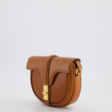 Celine Brown Besace 16 Bag with Gold Hardware