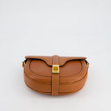 Celine Brown Besace 16 Bag with Gold Hardware