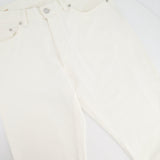 Zegna Menswear White Straight Leg Jeans Size UK 33 (EU 50)