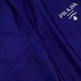 Prada Blue Re-Nylon Track Pants with Stitched Logo Detail Size IT 38 (UK 6)