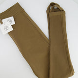 Hermès Brown Ribbed-Knit Silk Leggings Size FR 38 (UK 10)