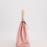 Hermès Kelly Bag 25cm Retourne in Rose Sakura Swift Leather with Palladium Hardware